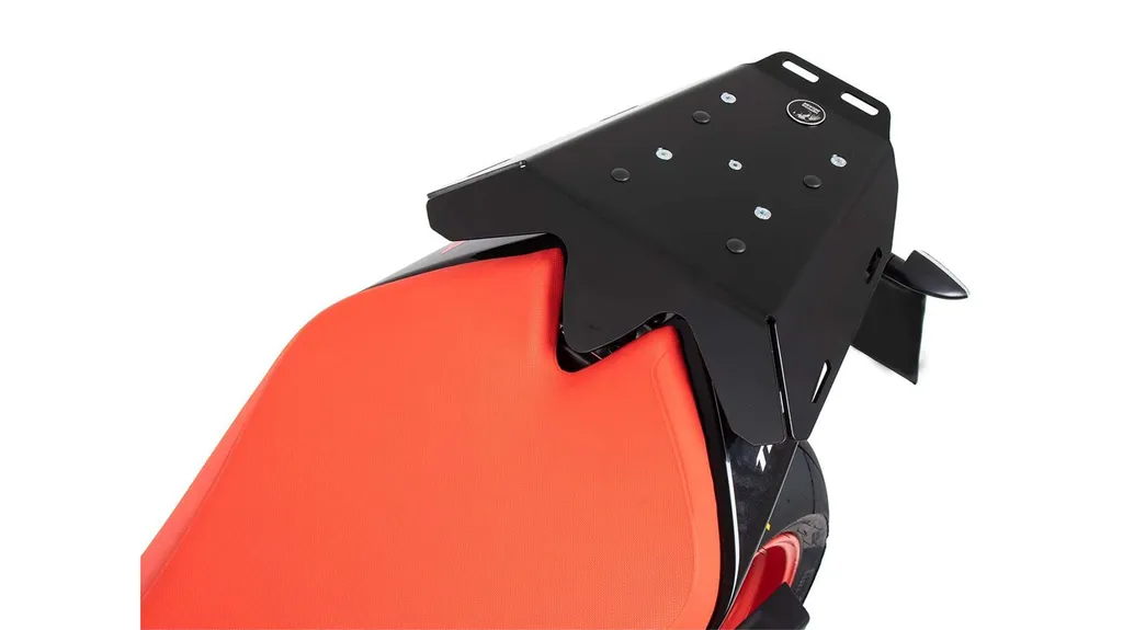 Solution bagagerie Aprilia Tuono V4/RSV4 2021 : Sportrack Hepco Noir