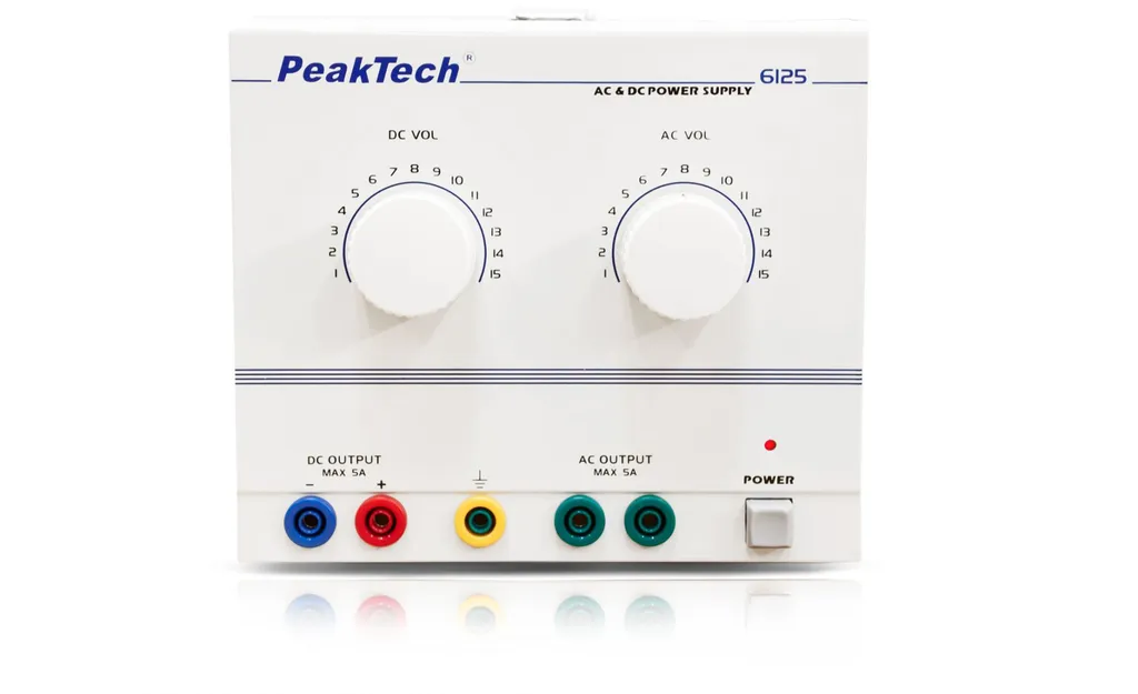 Source d'Alimentation PeakTech AC/DC pour Maintenance et Tests Électriques