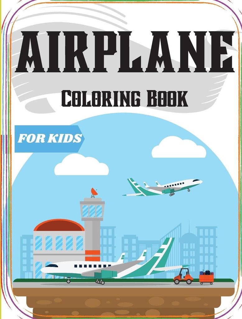 Airplane Coloring Book for Kids