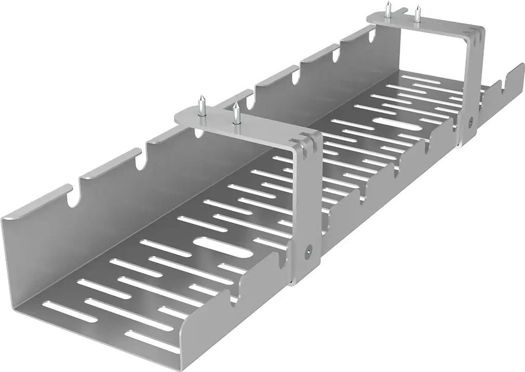 Spacetronik SPK-520G Držiak káblov Organizér káblov sivý Obrázok produktu 