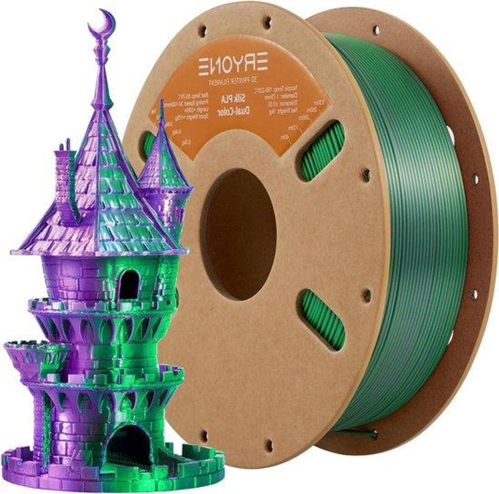 Weiß-Schwarz 1,75mm PLA Filament 1kg für 3D Drucker