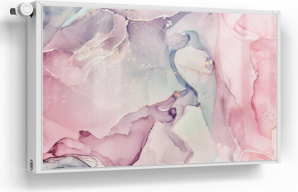 DEQORI Magnetmatte Heizung Standard 100x60 cm 'Elegante Farbströme' Magnetfolie