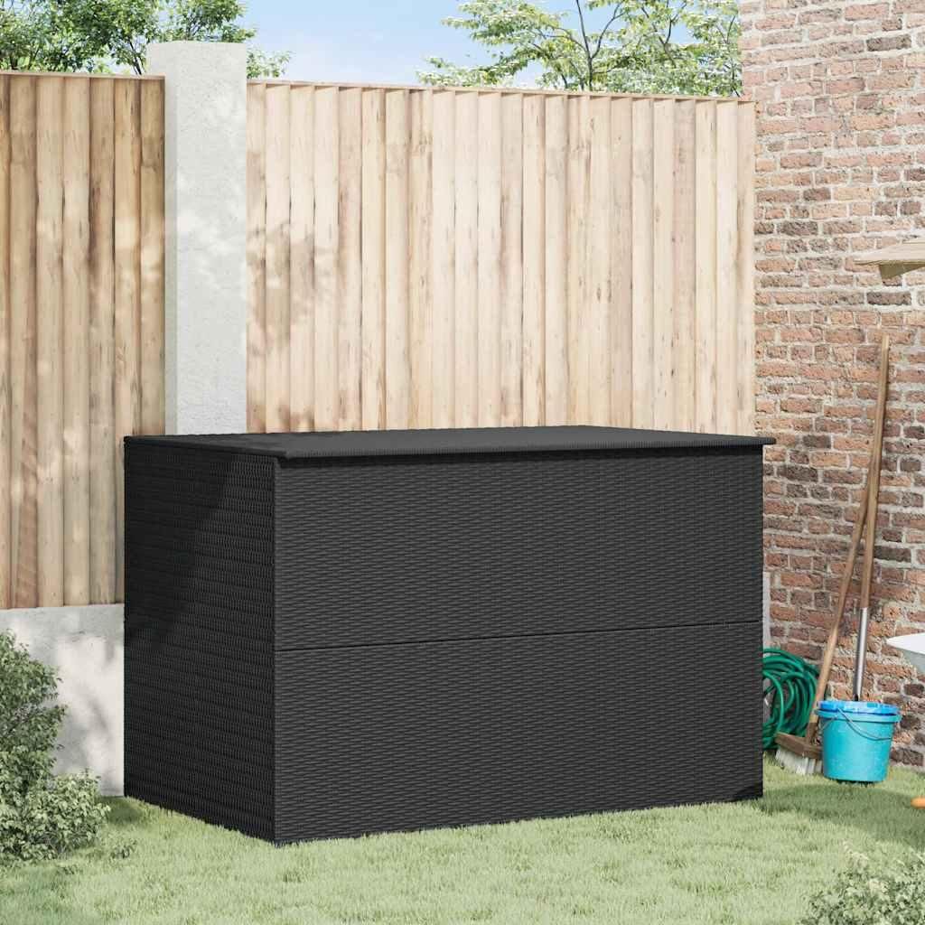 vidaXL Garden-Auflagenbox Schwarz 150x100x100 cm Poly Produktbild 