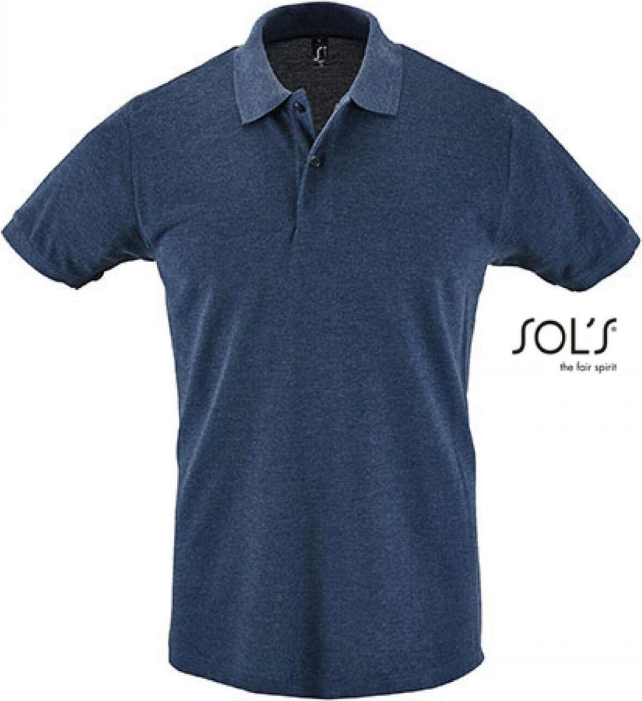 SOLs 11346 | MenŽs Polo Shirt Perfect - Farbe: Heather Denim - Größe: S