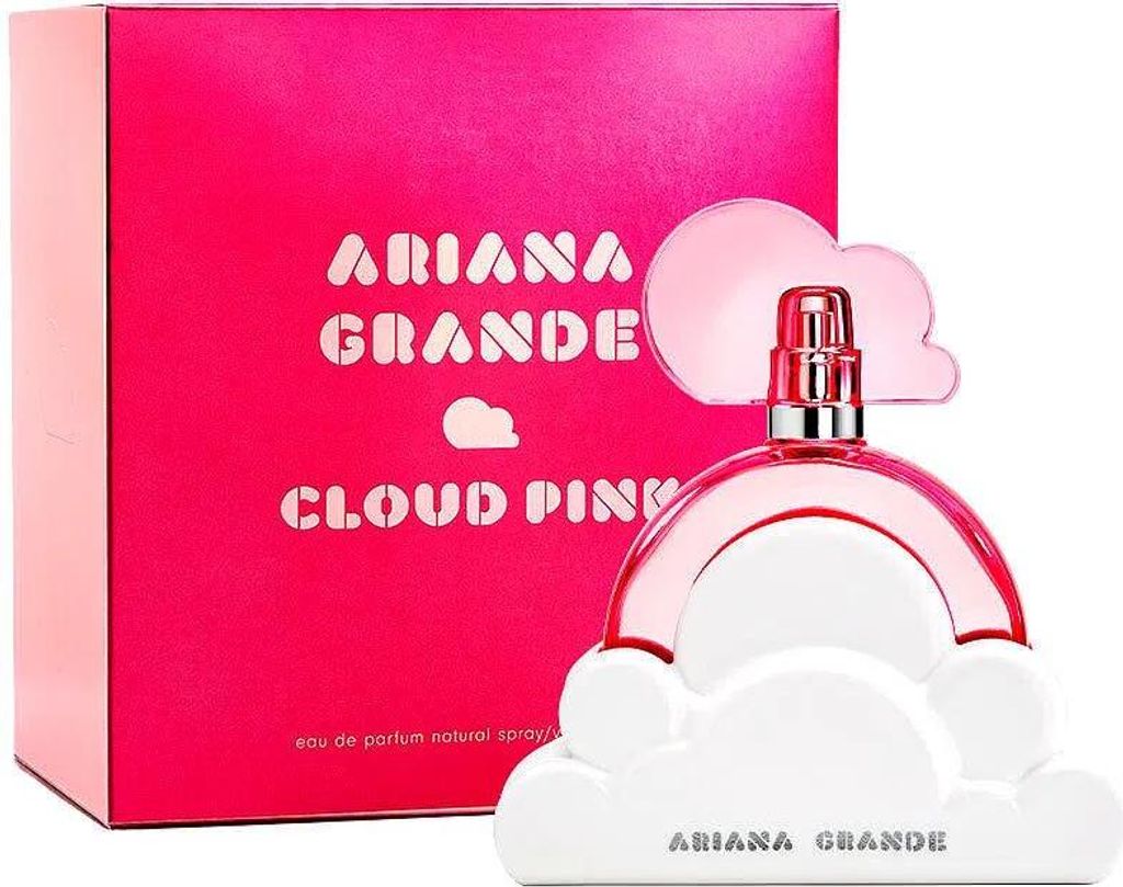 A perfume bottle and its box are displayed against a white background.
