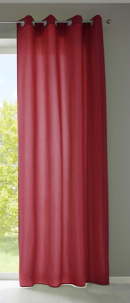 1er Set Vorhänge Schal Ösen »Berlin« HxB 225x140 cm Produktbild 