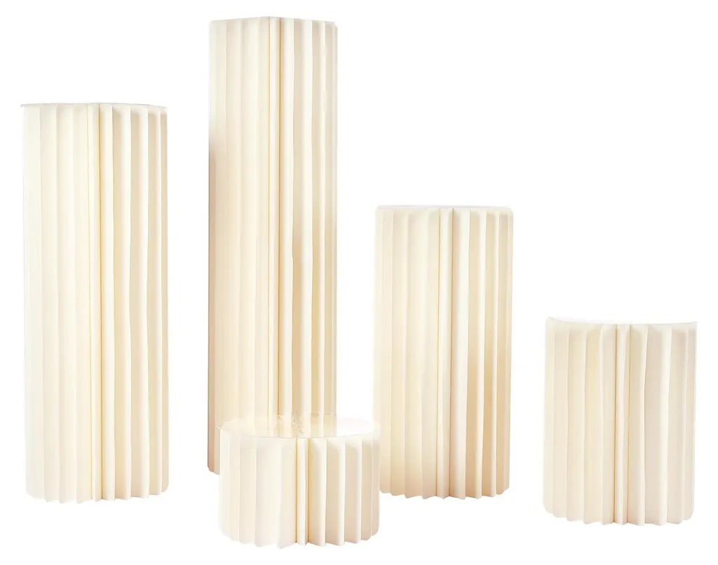 Support fleurs blanc réglable et robuste pour pots de taille moyenne M