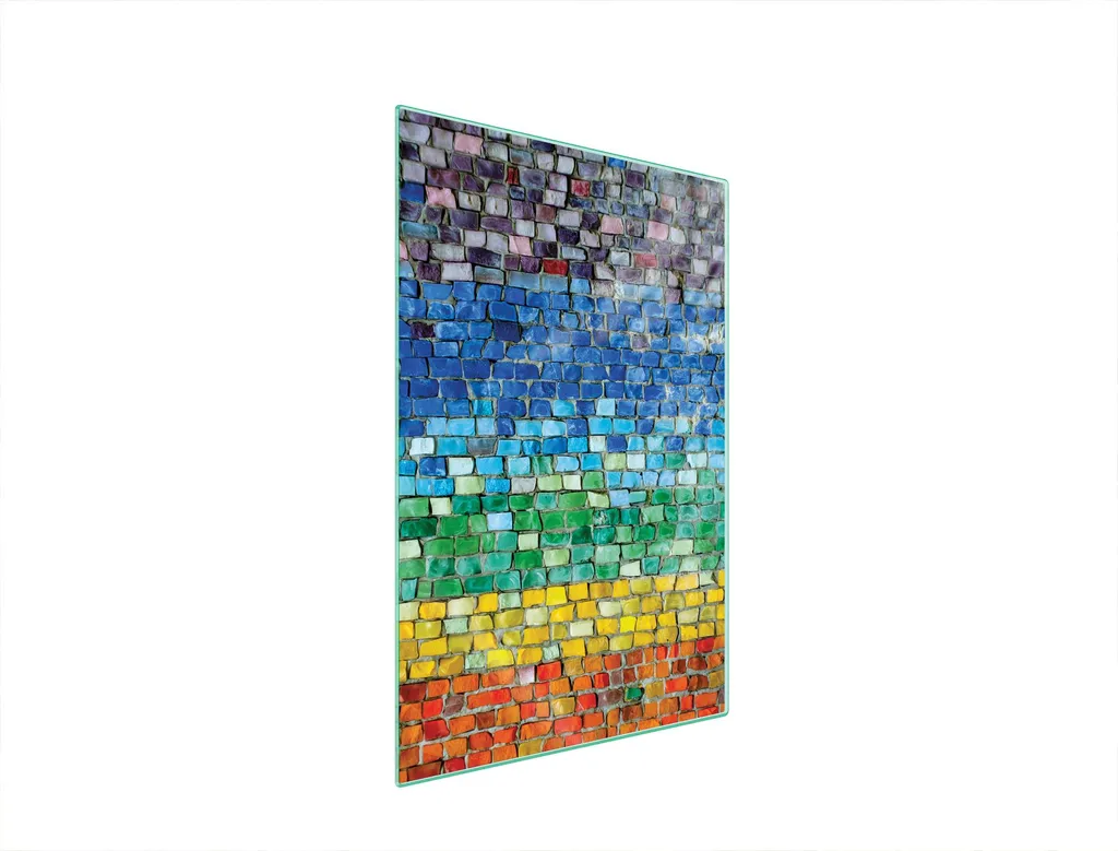 Copri Piano Cottura 35x52 in Vetro Colorato | Tagliere Moderno
