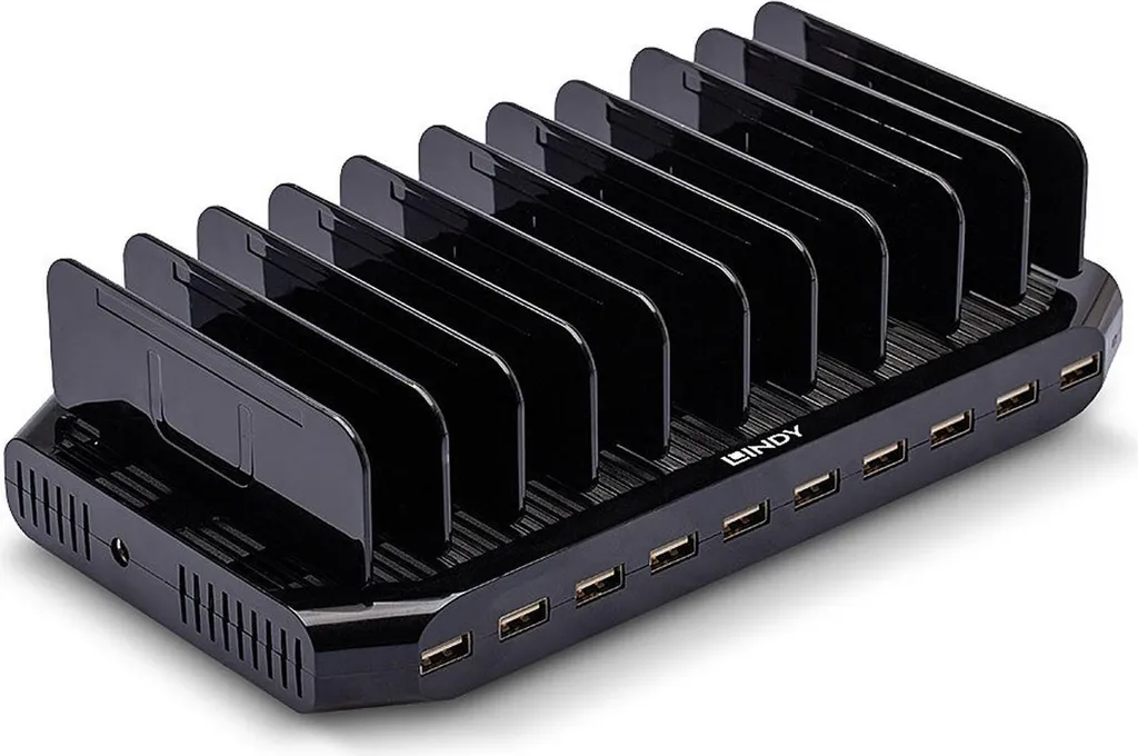 Station de charge USB Lindy pour éliminer les multiprises au bureau - 2
