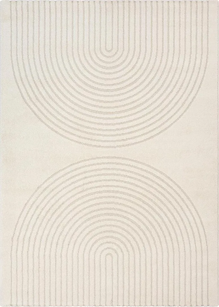 DEMILU Tapis de Salon Doux Gaufré - Tapis de Luxe Moelleux 160x230cm