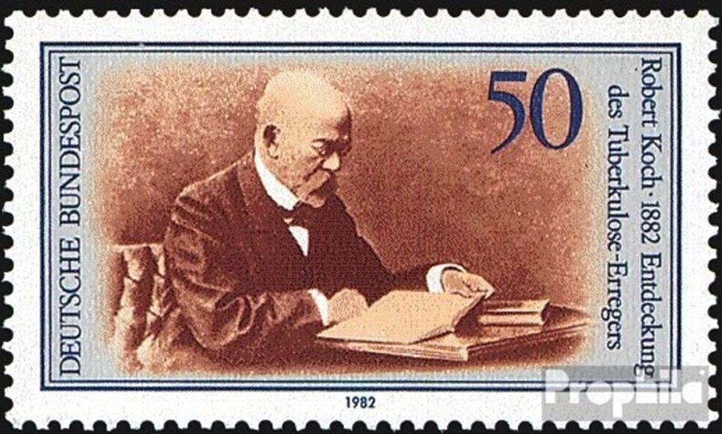 Briefmarken BRD (BR.Deutschland) 1982 Mi 1122 (kompl.Ausg.) FDC 100.Jahrestag d. Entdeckung d.Tuberkulose-Erregers