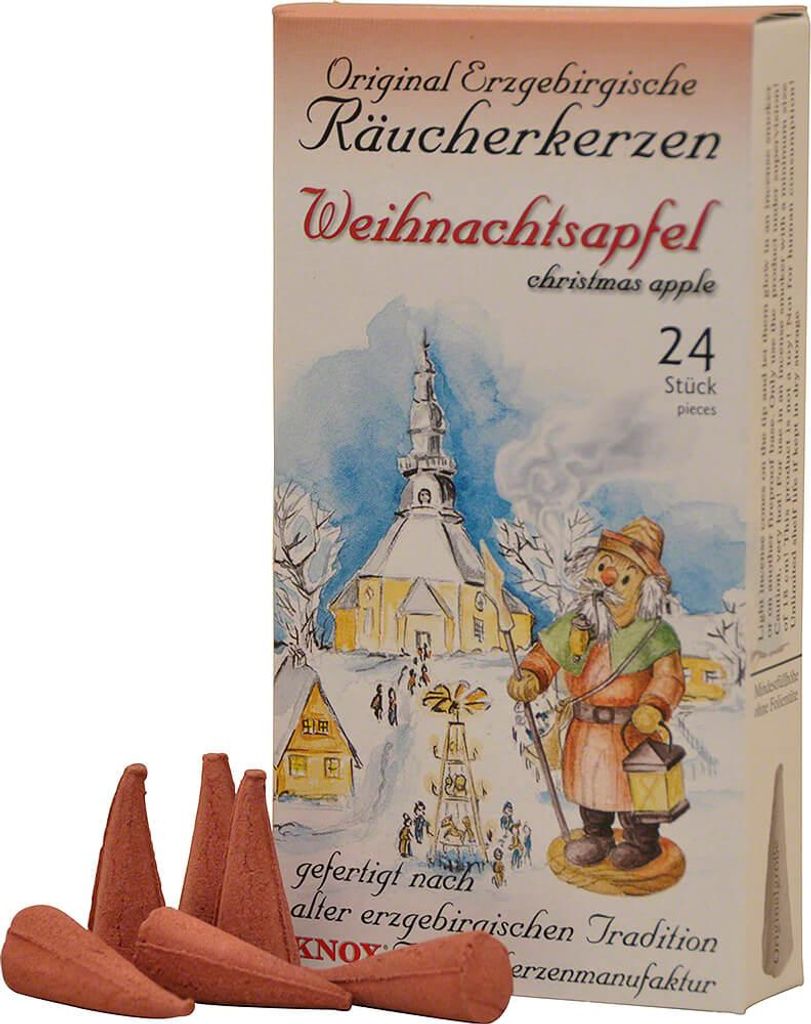 Candele d'incenso KNOX Mela di Natale (24) LxAxP 65 x 120 x Immagine del prodotto 