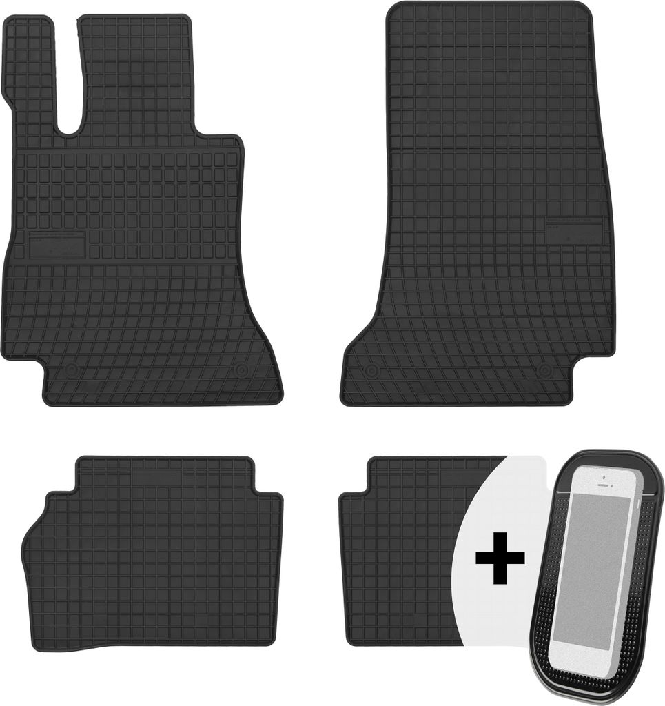 Gummimatten Auto Fußmatten Automatten Passgenau 4-teilig Set - passend für Mercedes E-Klasse W213 ab 2016