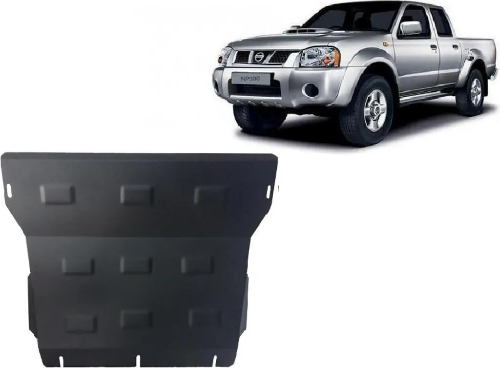Protection moteur et radiateur en acier pour Nissan Navara D22 - Robuste