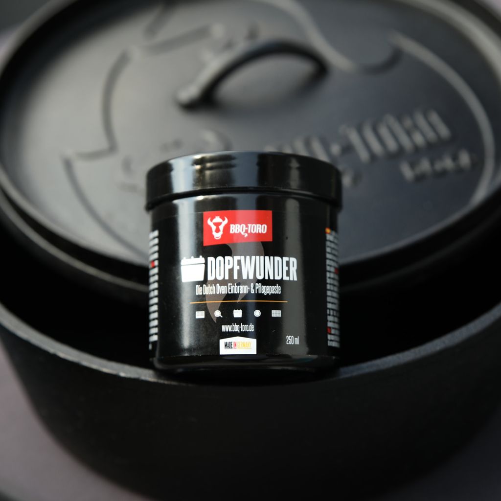 BBQ-Toro Dutch Oven Pflege Set | mit DOPFWUNDER + DOPFHELD Produktbild 3