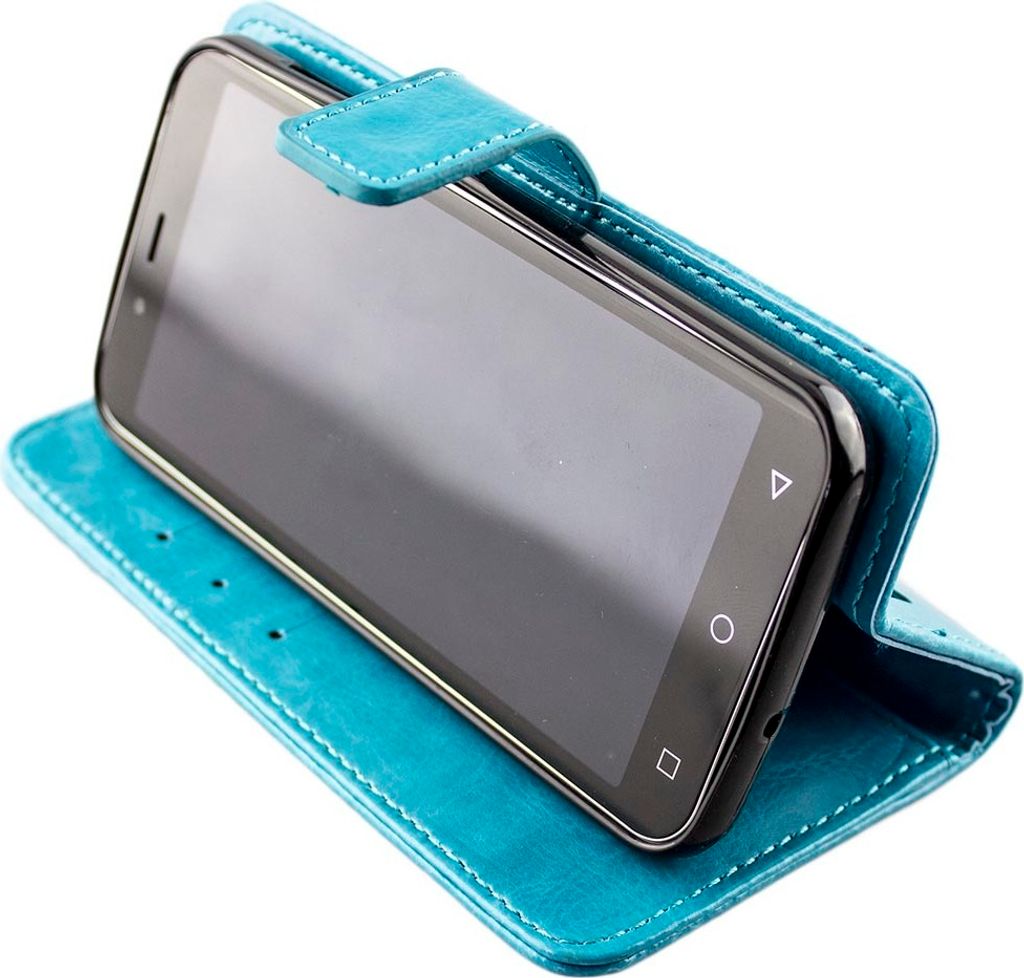 caseroxx Handy Hülle Tasche kompatibel mit Emporia Smart 4 Bookstyle-Case Wallet Case