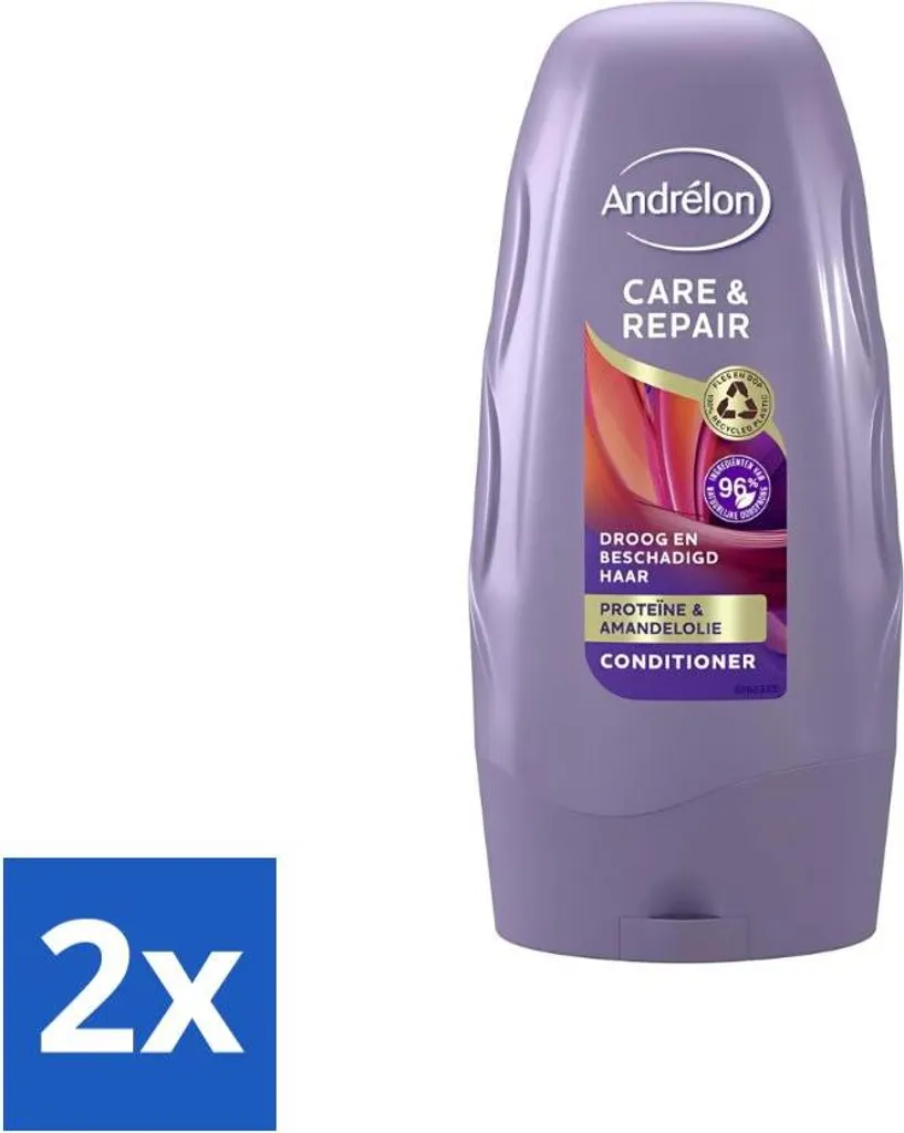 Andrélon Balsamo Riparatore Capelli 2 Pezzi | Morbidezza e Lucentezza - 1