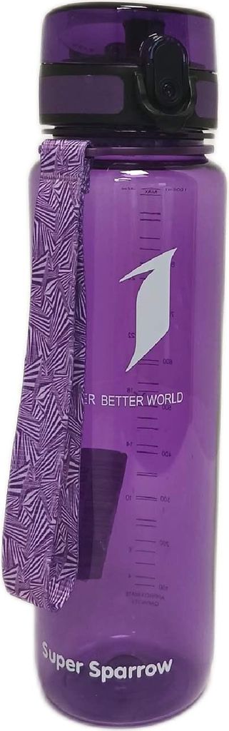 Super Sparrow Trinkflasche Tritan Wasserflasche 1000ml BPA frei Ideale Outdoors Sport Fitness Grün