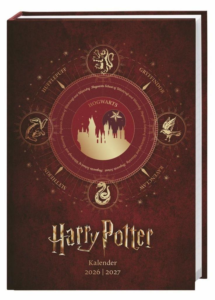 Heye Schülerkalender 2027 Harry Potter 17 Monats Kalenderbuch DIN A5