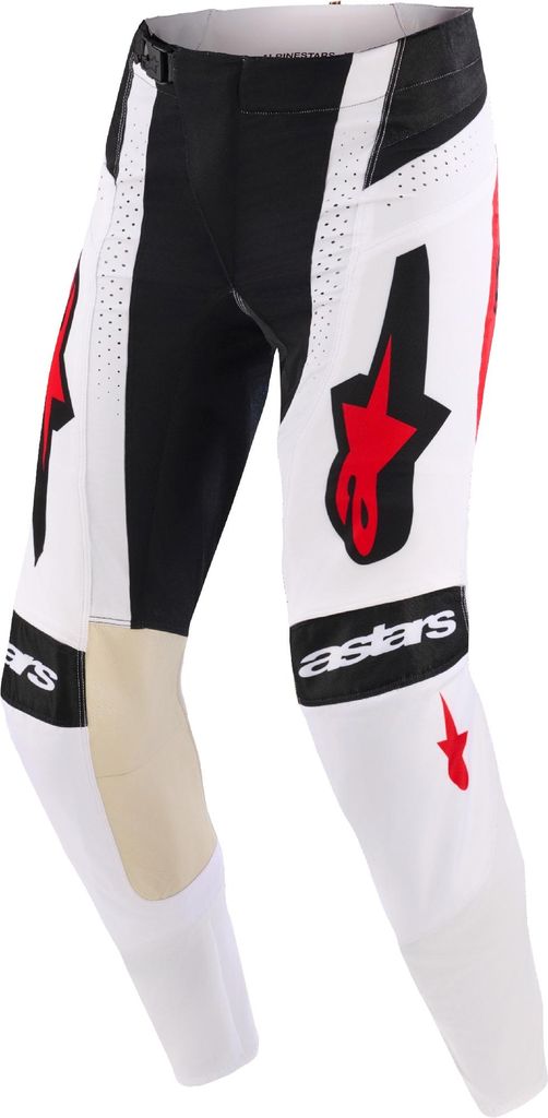 Alpinestars Techstar Knif Motocross Hose, schwarz/weiß/rot, 34