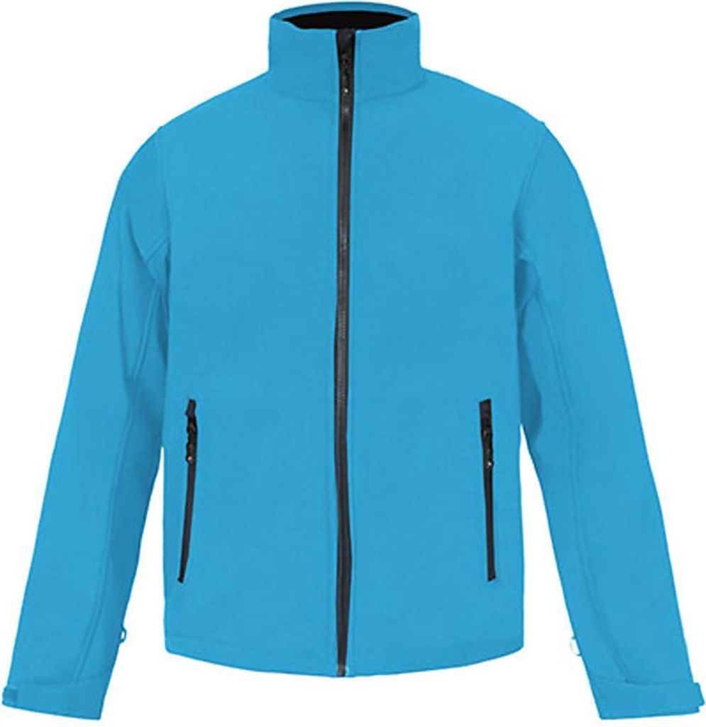 Softshell Jacke C+ Herren, Wasserblau, XL