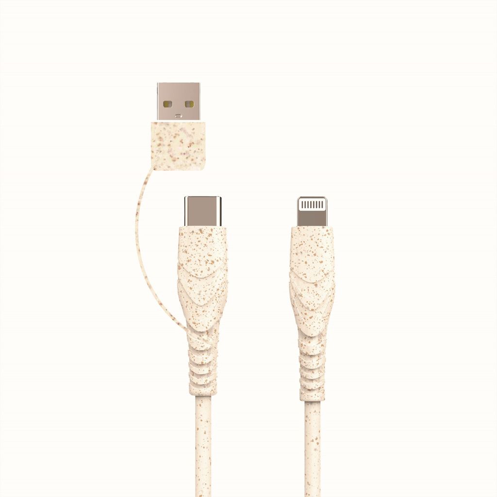 BIOnd -CT-IP USB-C to 8PIN & USB-A 3,5A Cable, 1,2 m