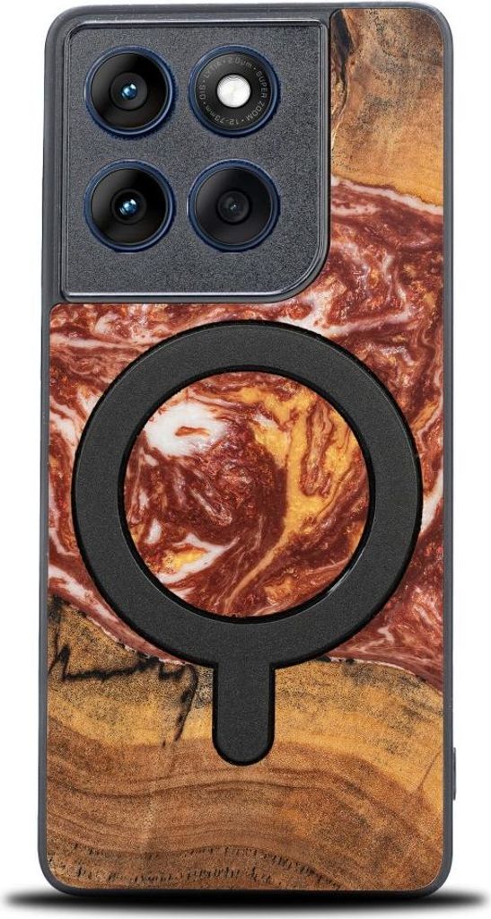 Bewood Einzigartige Hülle für Motorola Edge 60 Pro 5G - Planeten - Mars mit MagSafe