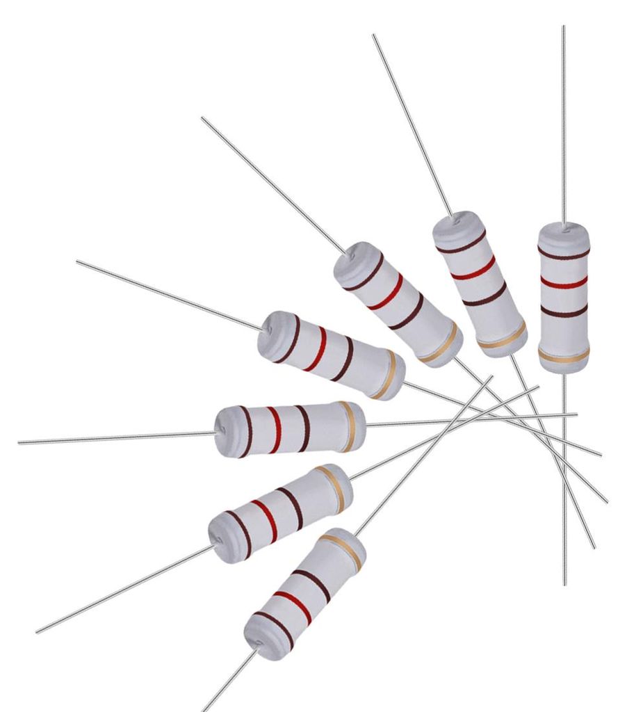40Stk. 3W 3 Watt Metalloxid Schicht Widerstand Axiales Leitung 120 Ohm ¡À5% Toleranz
