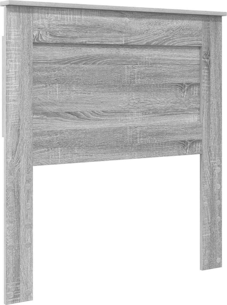 vidaXL Kopfteil mit Kopfteil Graues Sonoma 75 cm Holzwerkstoff