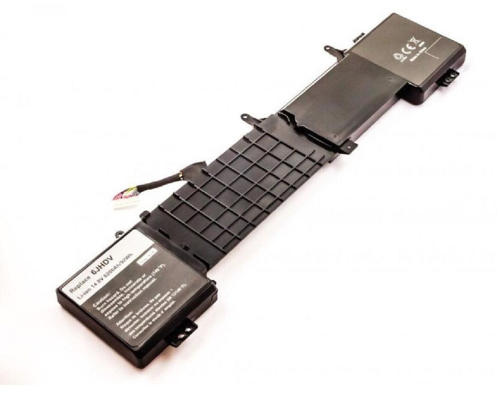 Akku für Dell ALW17ER-4738 Li-Ion 14,8 Volt 6200 mAh schwarz