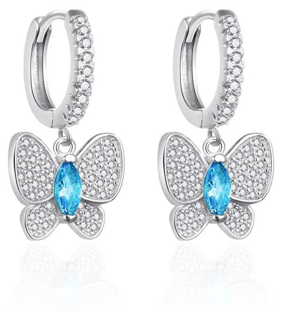 Boucles d'oreilles argent papillon filles : finies les allergies d'oreilles