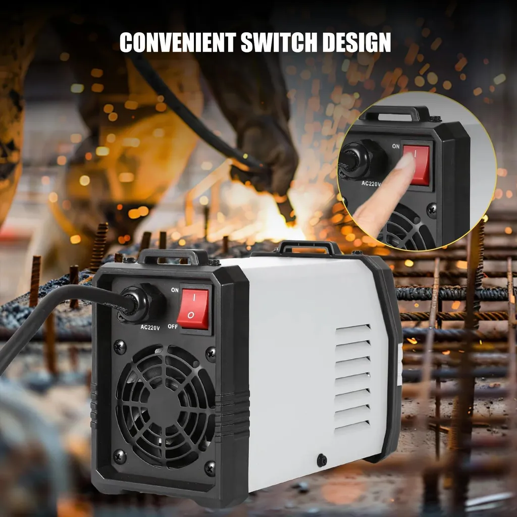 Poste à souder IGBT 250A 220V avec écran LCD - Soudeuse portable bleue
