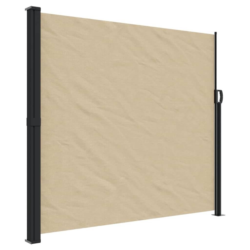vidaXL Tenda laterale estensibile Beige 180x300 cm Immagine del prodotto 