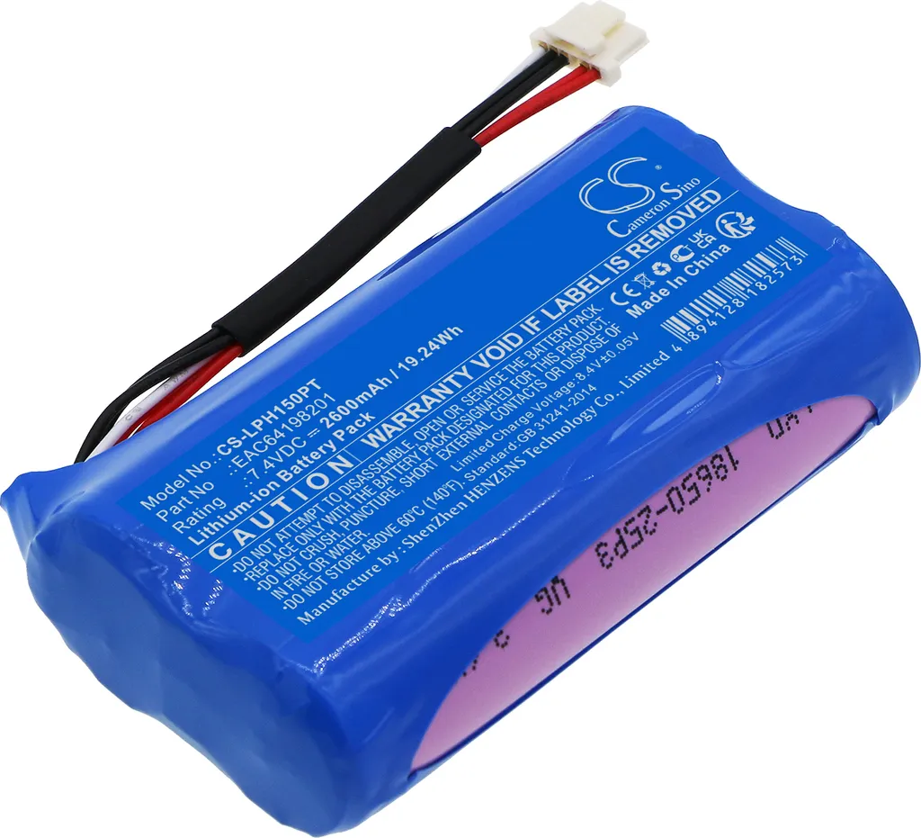 Ricambio Batteria LG PH150G 2600mAh | TECHTEK EAC64198201
