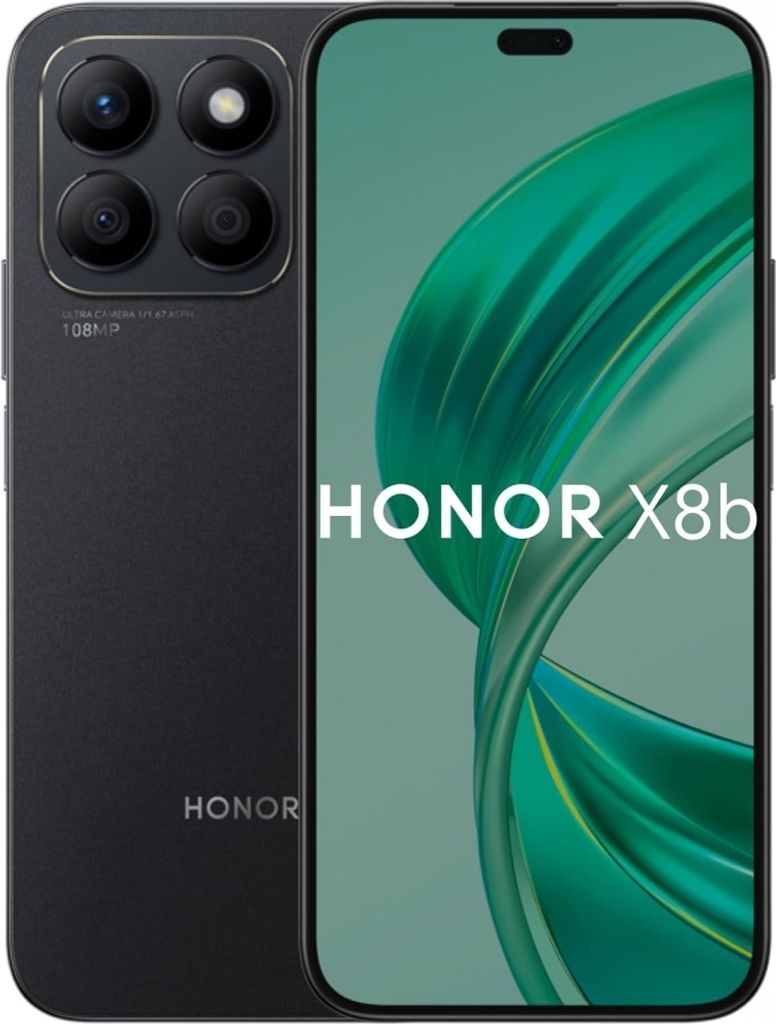 Honor X8boost 17 cm (6.7") Dual-SIM Android 13 4G USB Typ-C 8 GB 256 GB 4500 mAh Schwarz