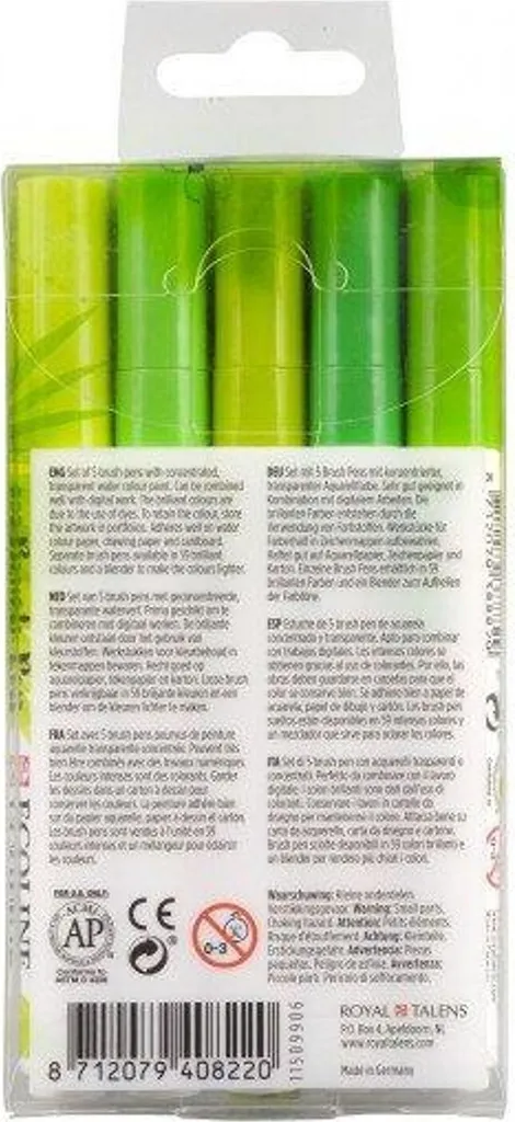 5 Talens ECOLINE® Filzstifte grün - 6