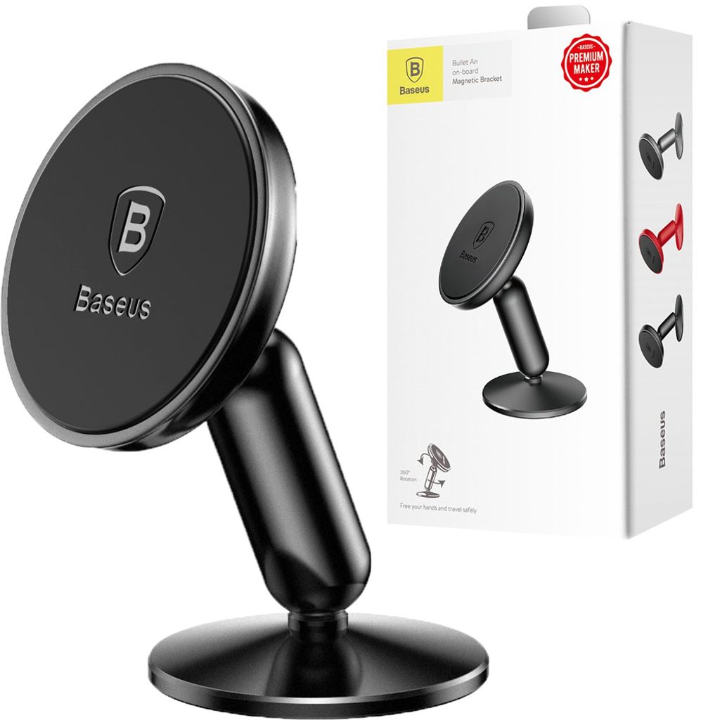 Baseus Stand Magnetic Car Mount Holder - Schwarz Produktbild 
