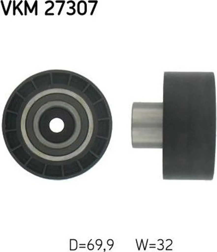 Galet de Guidage de Courroie pour Freelander - Qualité SKF VKM 27307 OE