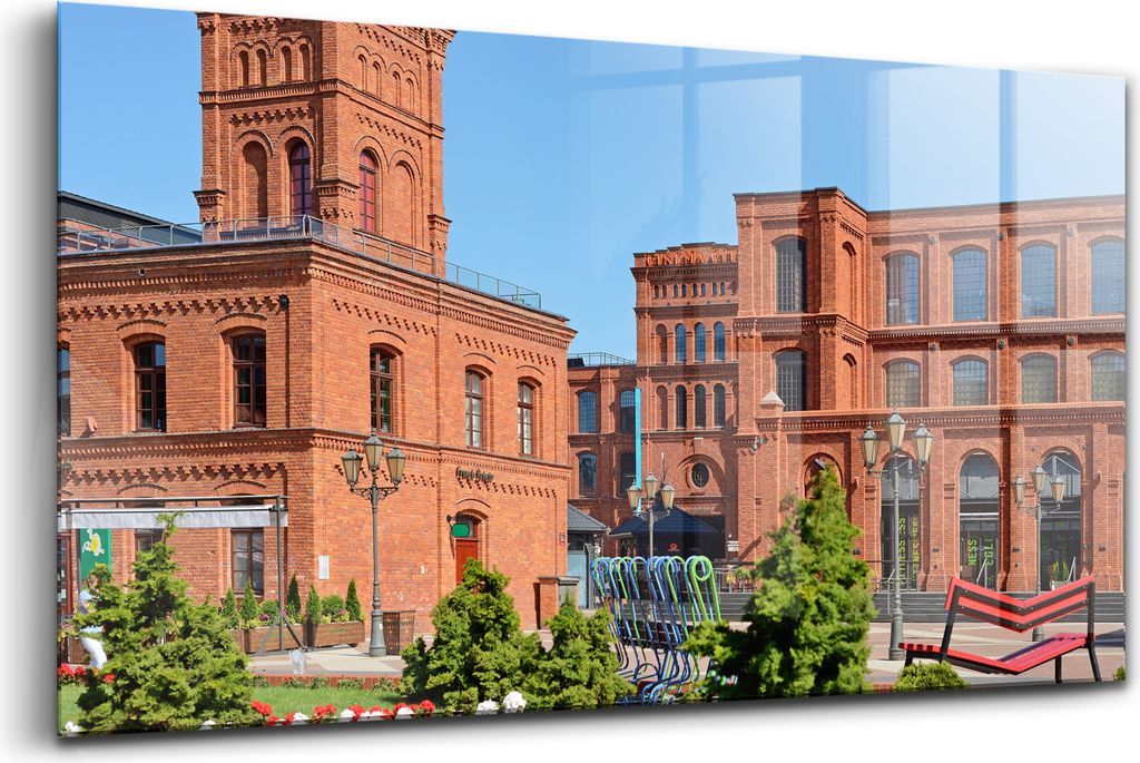 120x60 - Wandmalerei auf Glas- Wanddekoration aus Glas - Manufaktura Łódź