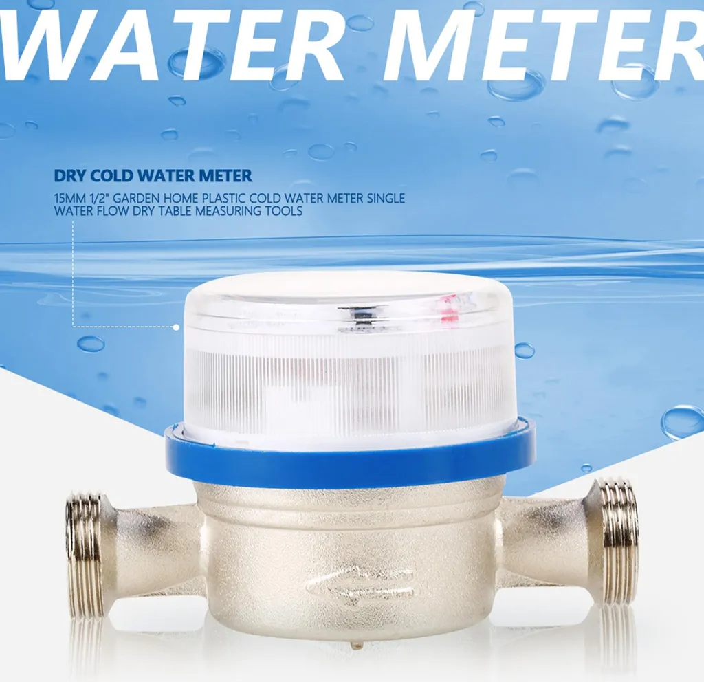 Compteur d'eau anti-corrosion 15 mm pour éviter la rouille et les fuites
