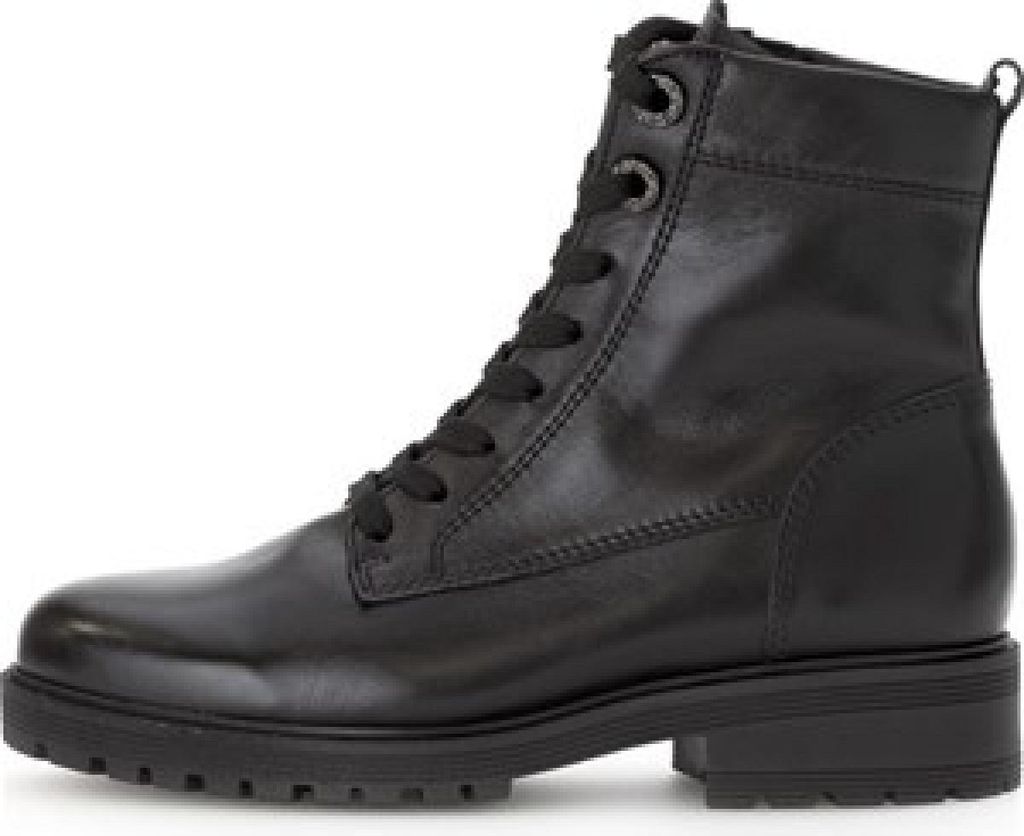 Gabor Comfort Weite H Wechselfußbett Schnürstiefel Schwarz