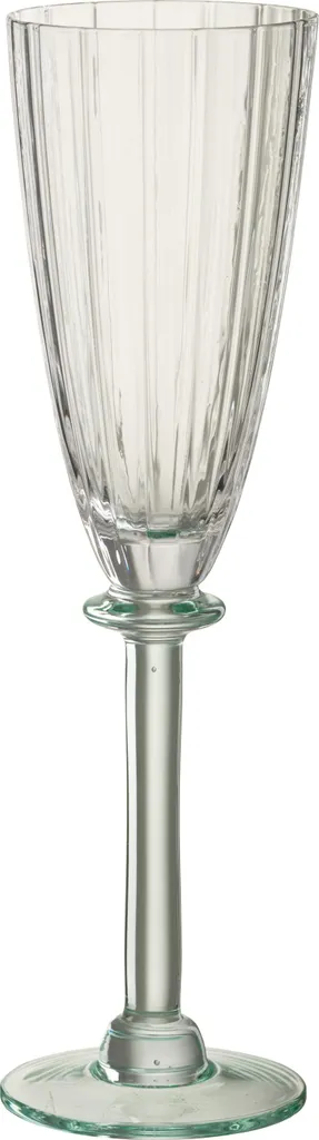 Sublimez votre table de fête avec la Flûte J-Line Rayée Vert Clair