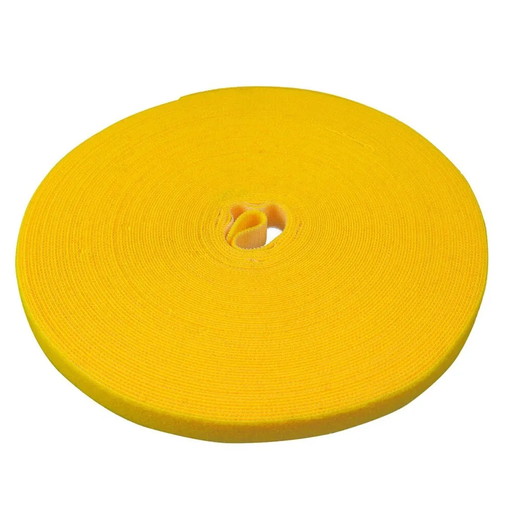 LTC PRO 1240 Giallo | Rotolo Nastro Strappo 25m per Cablaggio LAN - 1