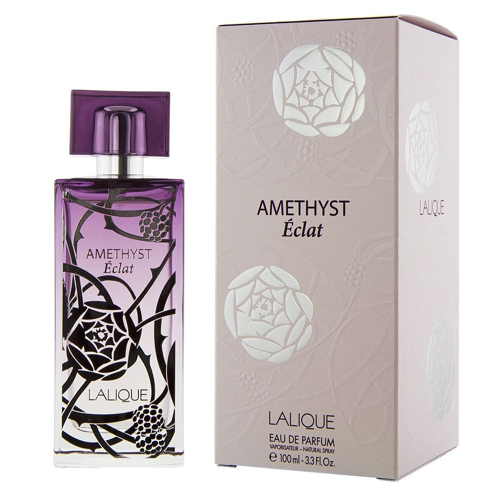A perfume bottle and its box are displayed against a white background.