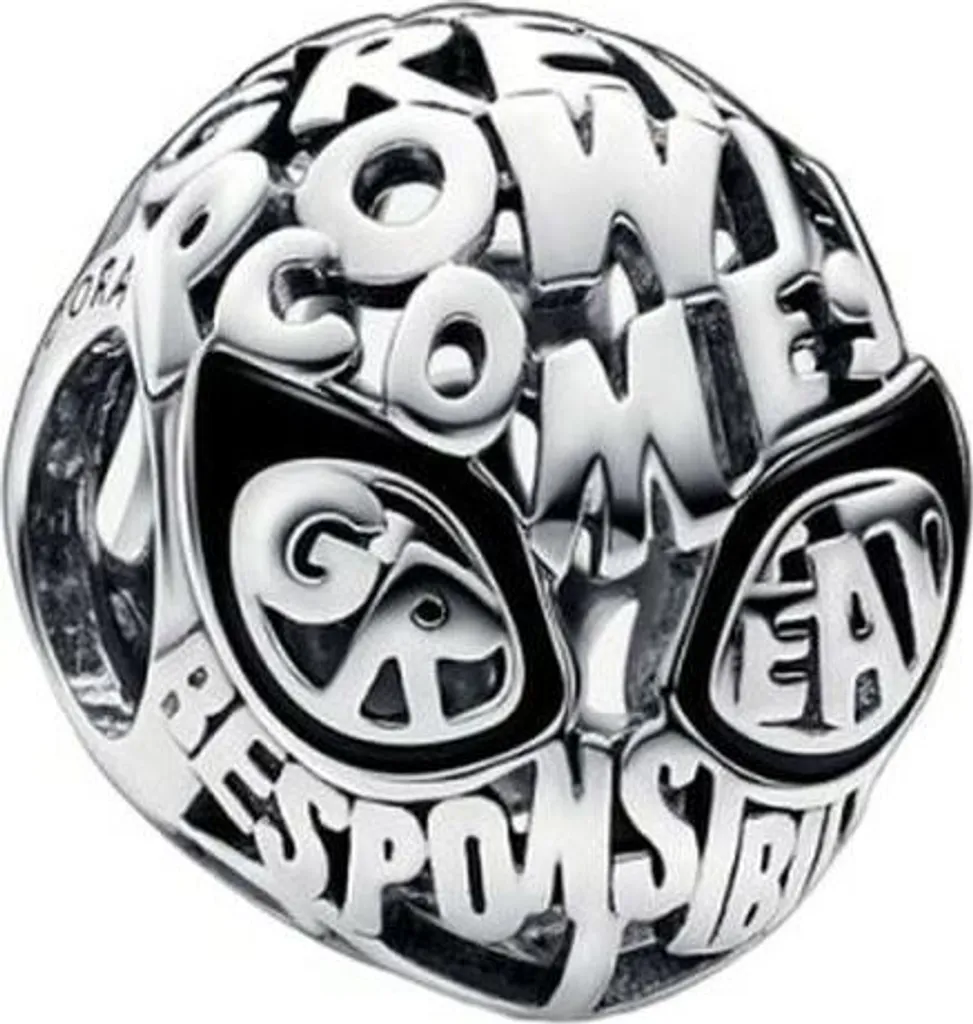 Pendentif Spider-Man Pandora - Bijou en Argent Garanti Anti-Ternissement