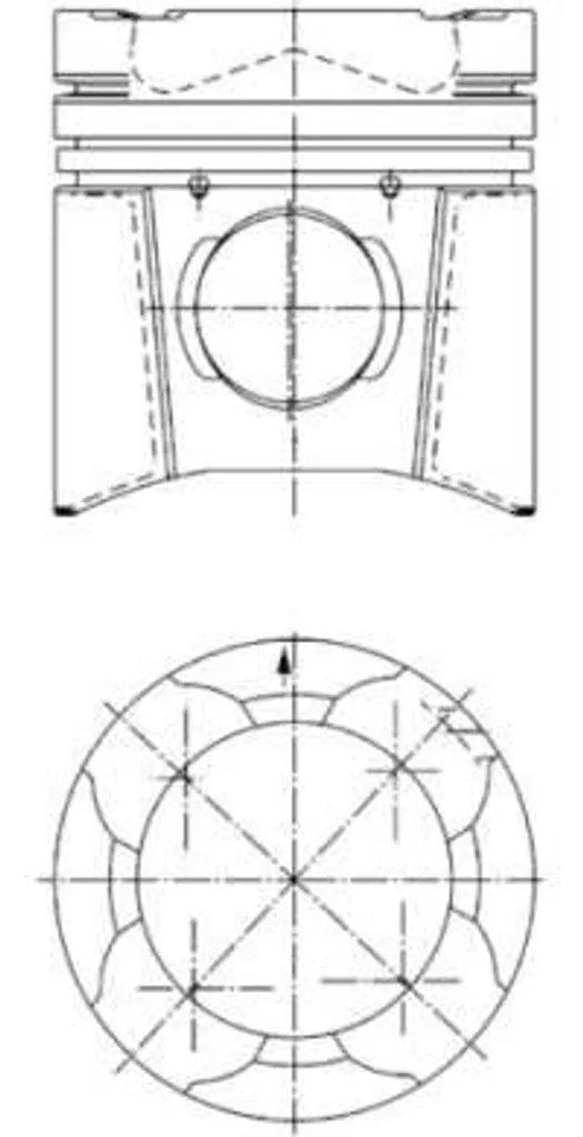 Piston de rechange pour moteur VW Passat 3B et Golf IV - Qualité d'origine OE