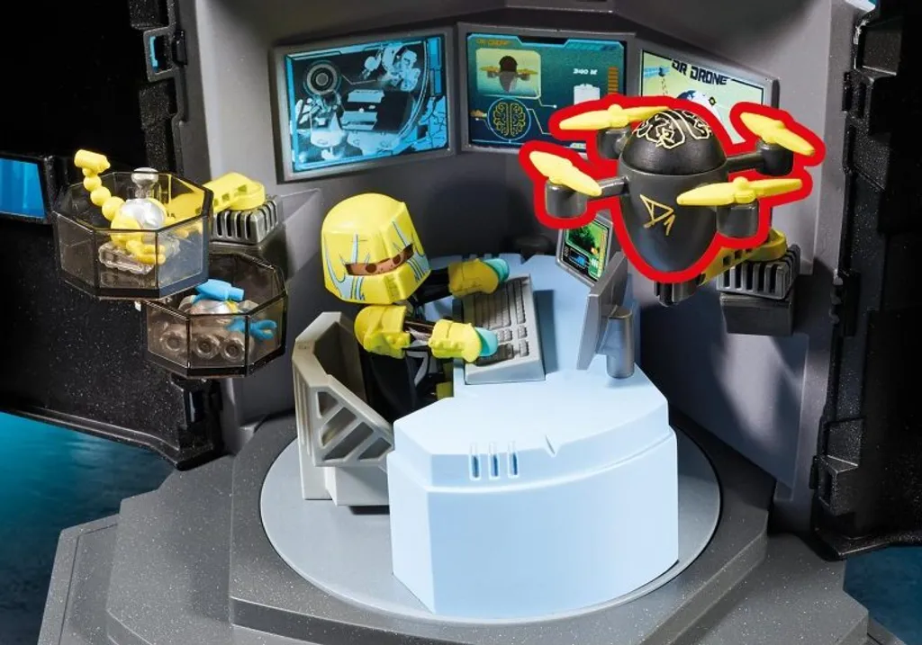 PLAYMOBIL Top Agents 9250 Centre de Commandement du Dr. Drone Labo - 22