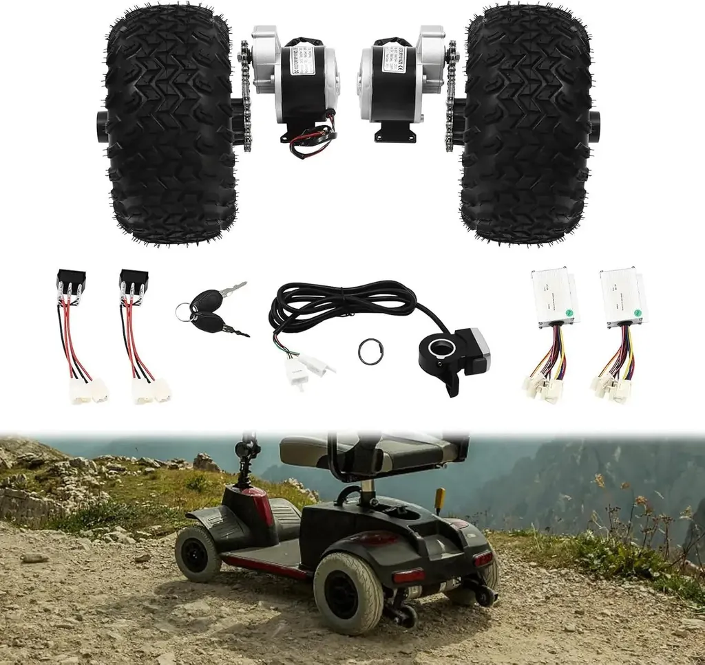 Kit conversion électrique pour brouette motorisée 24V 250W stable