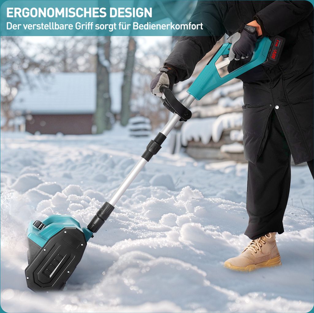Akku-Tragbare elektrische Schneefräse,Schneeräumwerkzeuge Produktbild 6