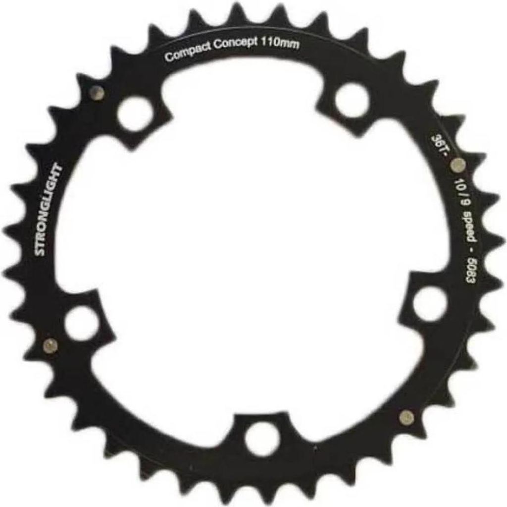 Ingranaggio Stronglight nero 42T. 110Mm cerchio bullone Immagine del prodotto 